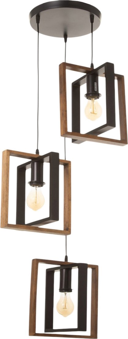 

Подвесная люстра BayerLux Кристофер 10777267 (черный/коричневый)