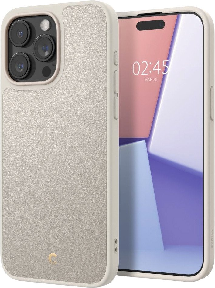 

Чехол для телефона Spigen Cyrill Kajuk Mag для iPhone 15 Pro Max ACS06633 (кремовый)