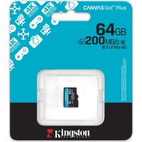 Карта памяти Kingston Canvas Go! microSDXC 64GB SDCG4/64GB