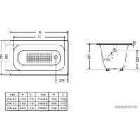 Ванна Goldman Classic 180x80