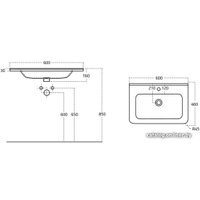  Гамма Тумба Р24оф8-У 60 с умывальником Урбан-12060 в Могилеве