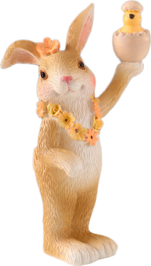 

Статуэтка Sima-Land Зайчик в цветочном венке и цыпленком в скорлупе 10583286