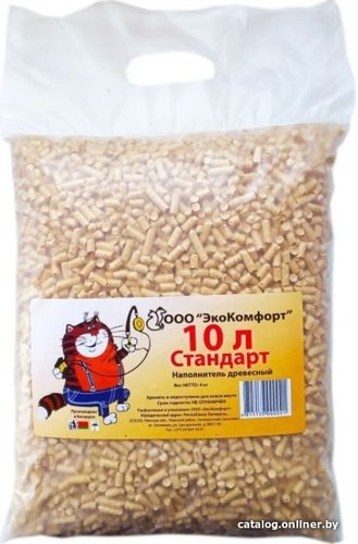 Наполнитель для туалета ЭкоКомфорт Стандарт 10 л
