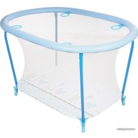 Игровой манеж Globex Овал (голубой)