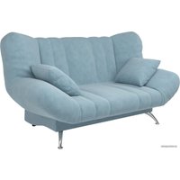 Диван Мебель-АРС Гольф (микровелюр, luna 089 голубой)