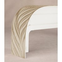 Карниз для штор Legrand Феникс 7см 2.4м 2р с поворотами 58139237 (бежевый/золотой)