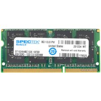 Оперативная память Spectek 8GB DDR3 SO-DIMM PC3-10600 (ST102464BC1339.16FDD)