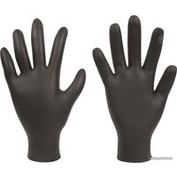 Нитриловые перчатки FORCH L 100 шт (черный)