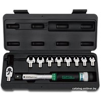 Динамометрический ключ с набором Toptul 3/8" 6-30 Нм GAAI1001