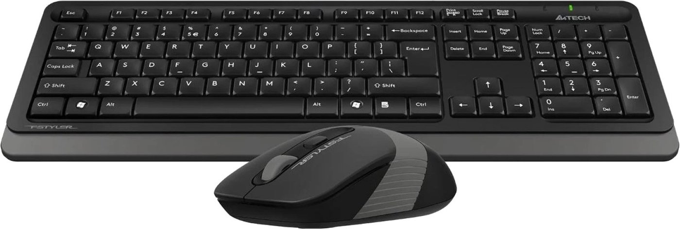 

Офисный набор A4Tech Fstyler FG1010S (черный/серый)