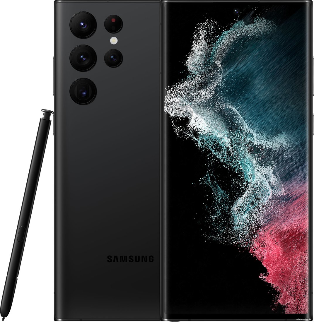 Телефон Samsung Galaxy S22 Ultra 5G SM-S908B/DS 12GB/256GB (черный фантом)