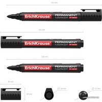 Набор маркеров Erich Krause P-400 черный 30986 (12 шт)