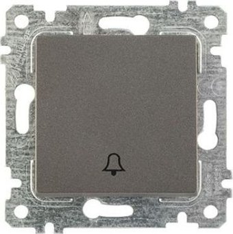 Кнопка для звонка Mutlusan Rita 2200-407-0195Z (дымчатый)