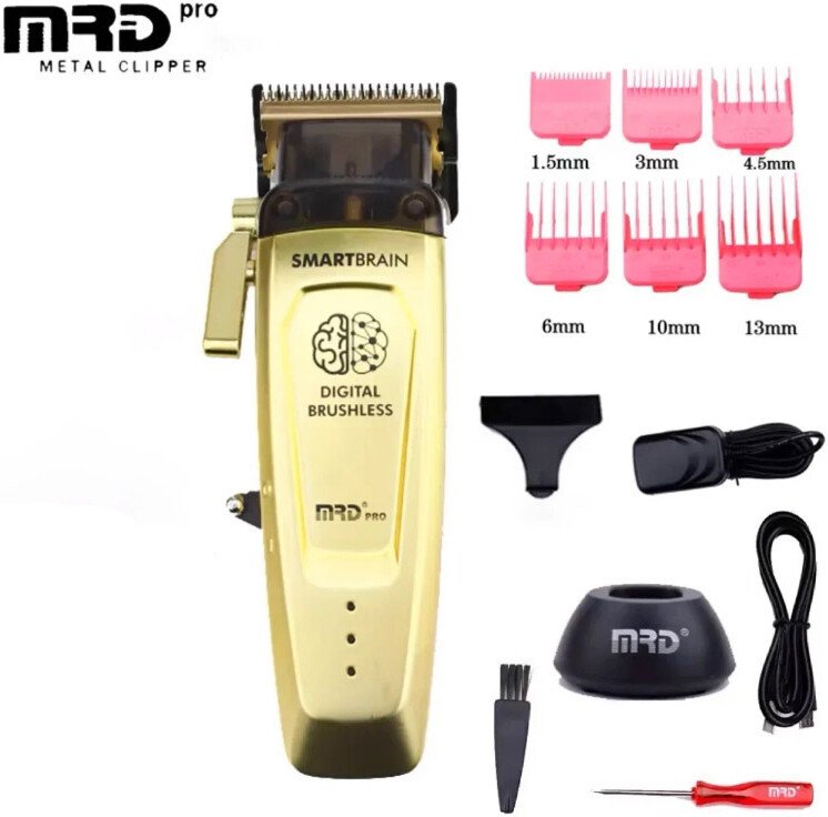 Машинка для стрижки волос MRD Pro HC-90-4 Smart Brain (золотой)