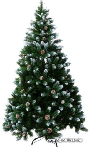 Ель Merry Bear Моника 2.4 м (с шишками и снегом)