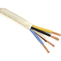 Провод силовой ККЗ ПВС 4x6 (белый)