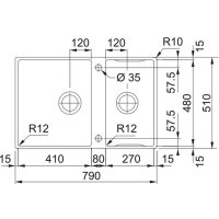 Кухонная мойка Franke Box Center BWX 220-41-27 127.0579.559