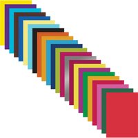 Набор цветной бумаги BRAUBERG Друзья 115163 (24 л, 24 цв)