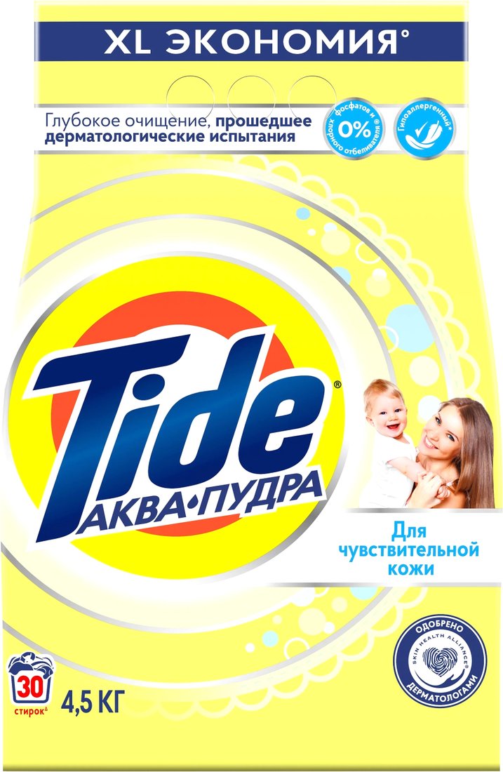 

Стиральный порошок Tide Для чувствительной кожи (4.5 кг)