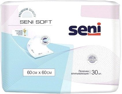 

Пеленки Seni Soft 60х60 см (30 шт)