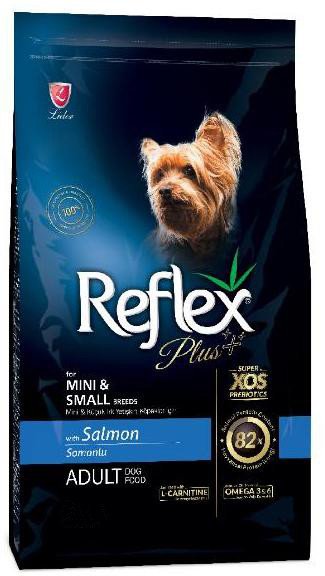 Сухой корм для собак Reflex Plus Для мини и мелких пород с лососем 8 кг