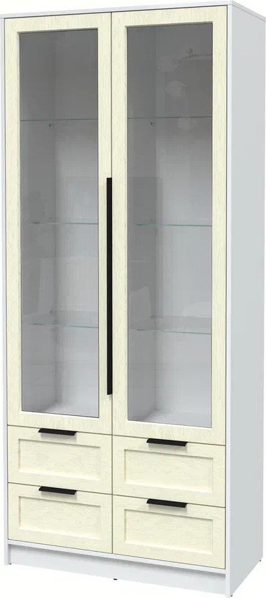 

Шкаф-витрина Интерлиния Концепт Тренд КТ-ШВ2 (белый платинум/дуб снежный)