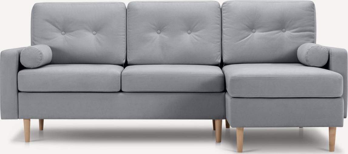 

Угловой диван Divan Динс Velvet Silver 235318 (серый)