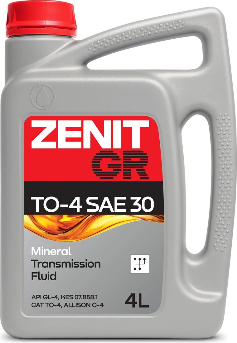 Гидравлическое масло Zenit TO-4 Sae 30 4л
