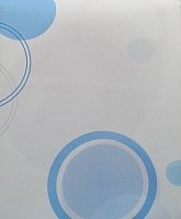 

Шторка-занавеска для ванны Miranda Circle Blue