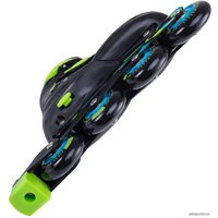 Роликовые коньки Ridex Remi (р. 31-34, черный/зеленый/голубой)
