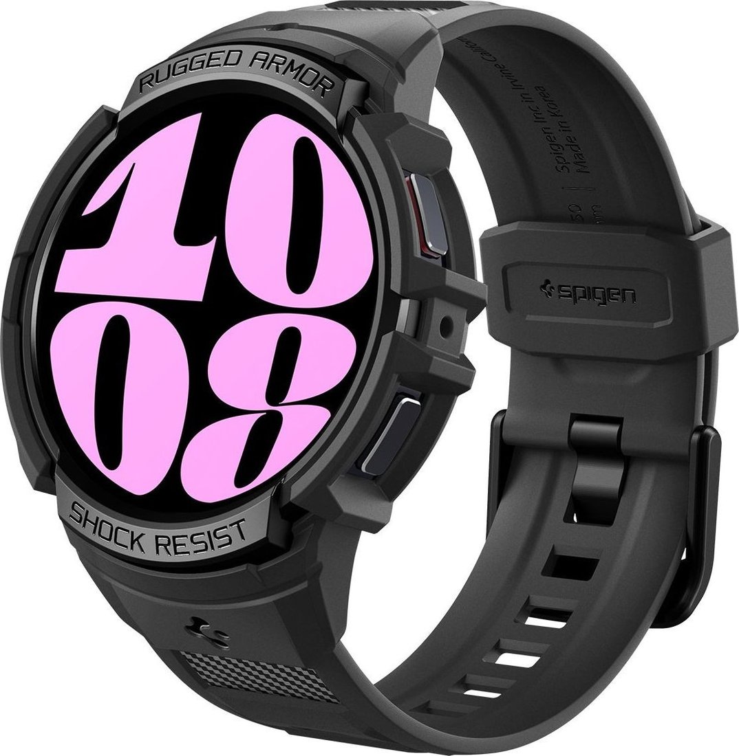 

Ремешок Spigen Rugged Armor Pro для Galaxy Watch6 (40 мм) (черный)
