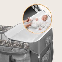 Манеж-кровать Lionelo Sven Plus (grey scandi)