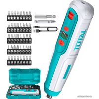 Электроотвертка Total TSDLI0403 (с АКБ, набор оснастки)