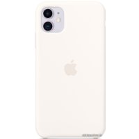 Чехол для телефона Apple Silicone Case для iPhone 11 (белый)