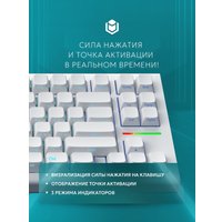 Клавиатура IO by Red Square Type 84 Magnetic g3ms Magnetite Ice (белый)