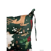 Подушка для сидения Loon Олени 38х38 (темно-зелный)