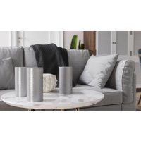 Набор свечей Мелт 150 мм (3 шт, серебряный)