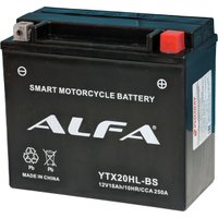 Мотоциклетный аккумулятор ALFA YTX20HL-BS (18 А·ч)