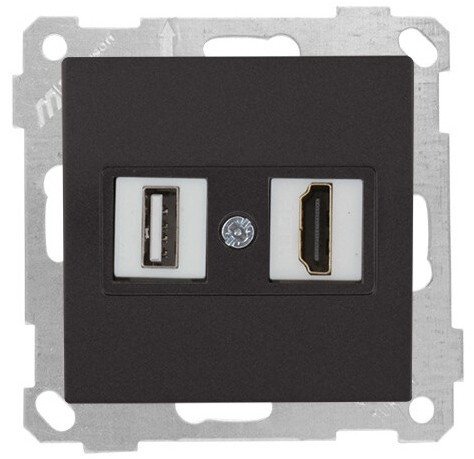 

Розетка HDMI Mutlusan 2100-459-0184 (черный)