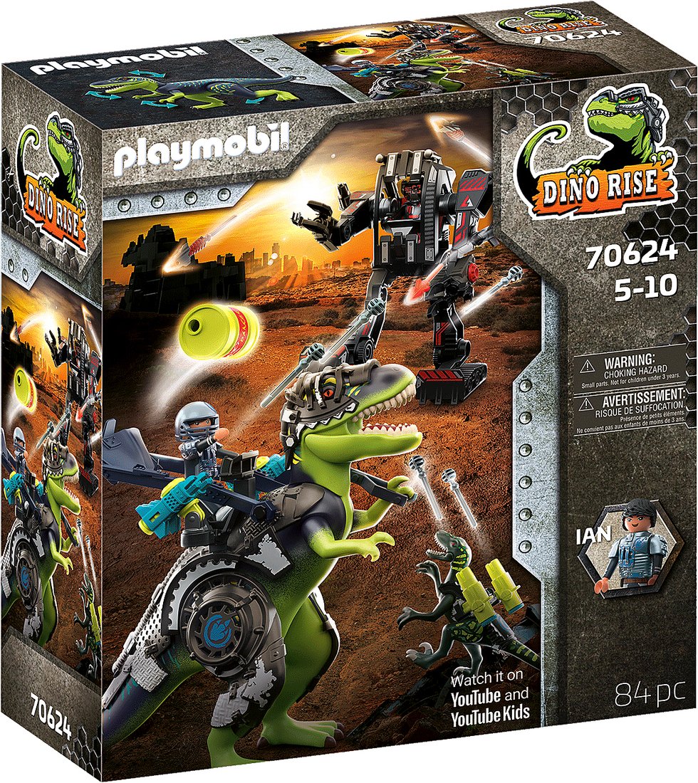 

Конструктор Playmobil PM70624 Ти-Рекс: Битва гигантов
