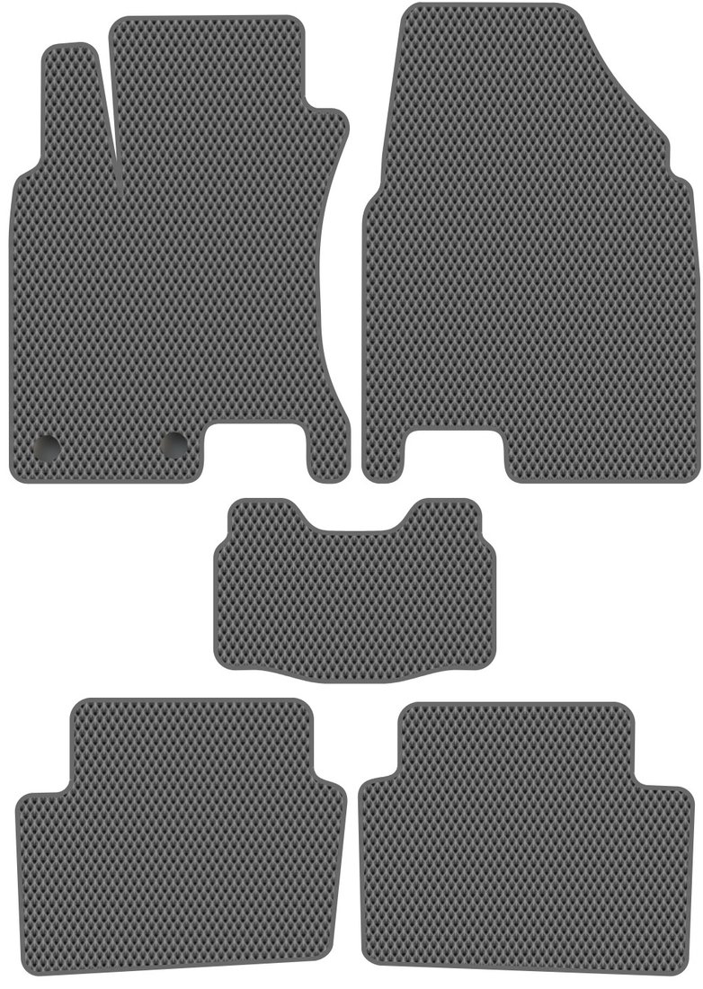 

Комплект ковриков для авто Alicosta Nissan Qashqai I (suv / J10) 2006 - 2013 (серый, ромб)