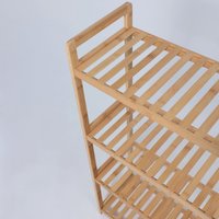 Этажерка AksHome Violet-4 (бамбук)