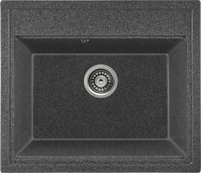 

Кухонная мойка Saniteco Mare (графит с сифоном)
