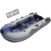Моторно-гребная лодка Муссон 2900 НД (серый/синий)