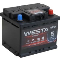 Автомобильный аккумулятор Westa 6СТ-50 VLR Euro низкий (50 А·ч)