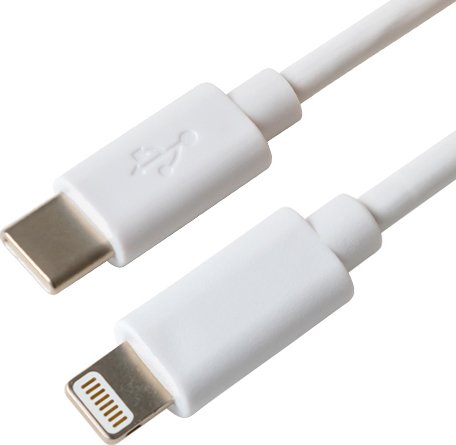 

Кабель Robiton P23 USB Type-C - Lighting (1 м, белый)