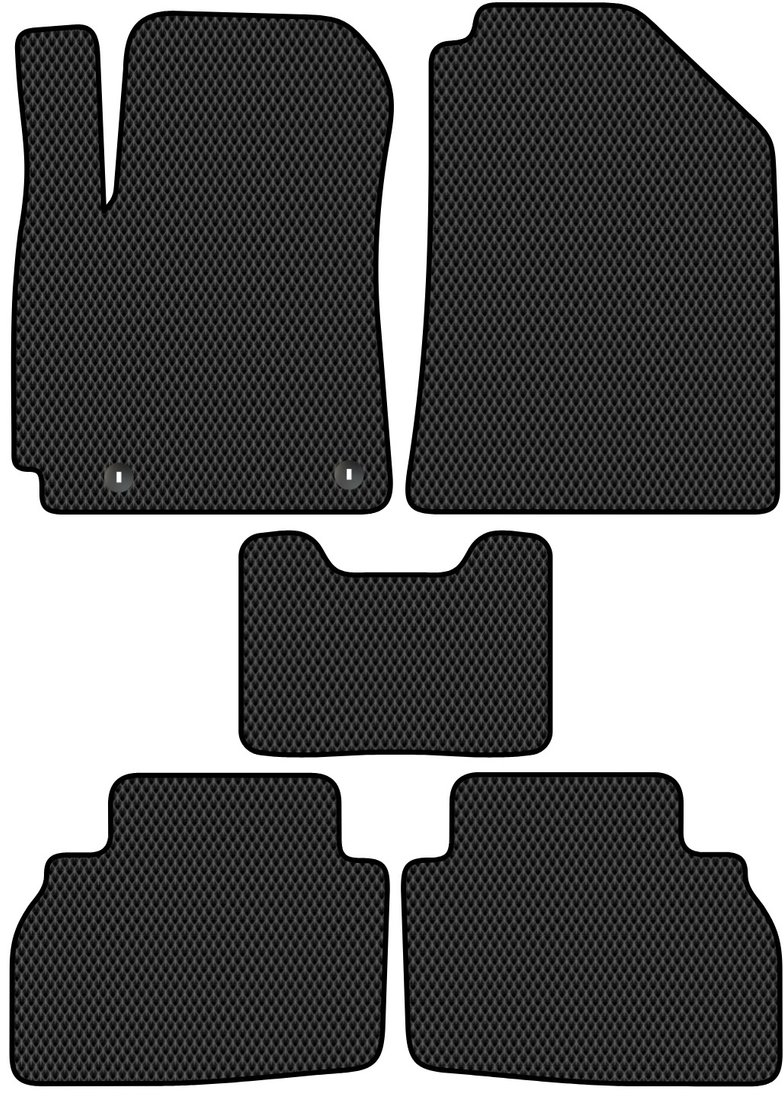 

Комплект ковриков для авто Alicosta Kia Seltos (suv) 2019 - Н.В. (черный, ромб)