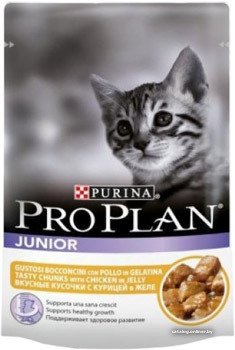 Пресервы Pro Plan Junior с курицей 0.085 кг