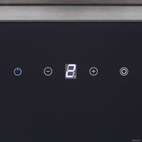 Кухонная вытяжка Krona Selina 600 Glass Black S (черный)