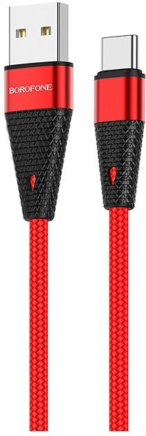 

Кабель Borofone BU10 Type-C 1.2 м (красный)